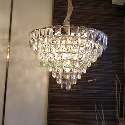 2024 New Post-Modern Crystal Chandelier, Light Luxury and Elegant Lighting, Designer Model Room Living Room Dining Room Smoky Gray Chandelier