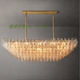 North America rh chiara American simple post-modern light luxury Hong Kong style ins island Taiwanese restaurant crystal glass chandelier
