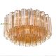 French light luxury medieval glass tube ceiling lamp modern simple living room bedroom high-end eye protection lamp