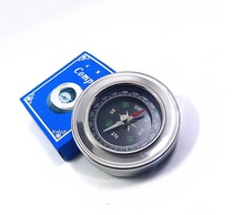 Stainless steel compass large portable equipment outdoor mountaineering camping direction north needle waterproof navigation compass