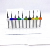 Watch repair tool round handle tungsten steel head drill bit perforated watch with glasses lens swivel 0 3-1 2MM set