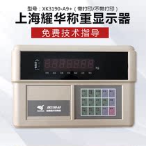 Shanghai Yaohua XK3190-A9P instrument loadometer air pound single weighing display loadometer electronic scale printing
