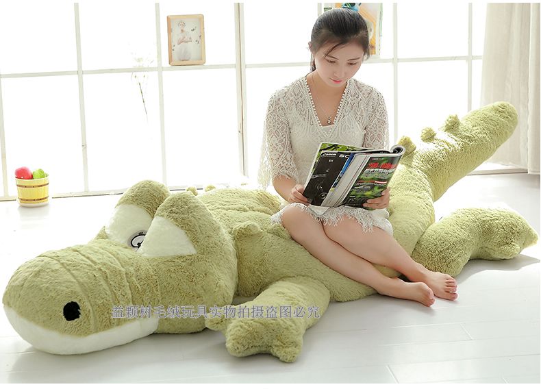 Búp bê cá sấu gối quá khổ búp bê đồ chơi sang trọng để gửi cho bạn gái cô gái quà tặng giường ngủ - Đồ chơi mềm đồ chơi trẻ con