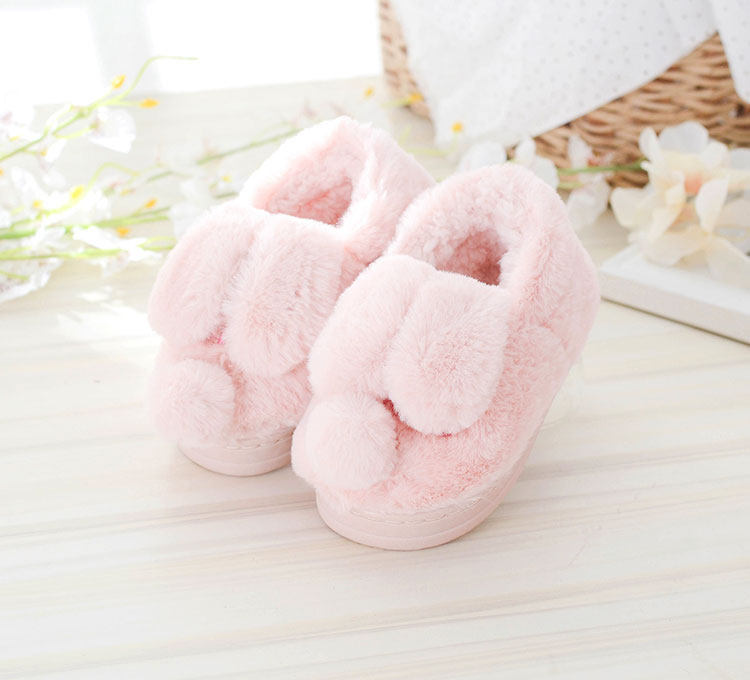 Pantoufles enfants en suède pour hiver - semelle plastique - Ref 1018199 Image 13