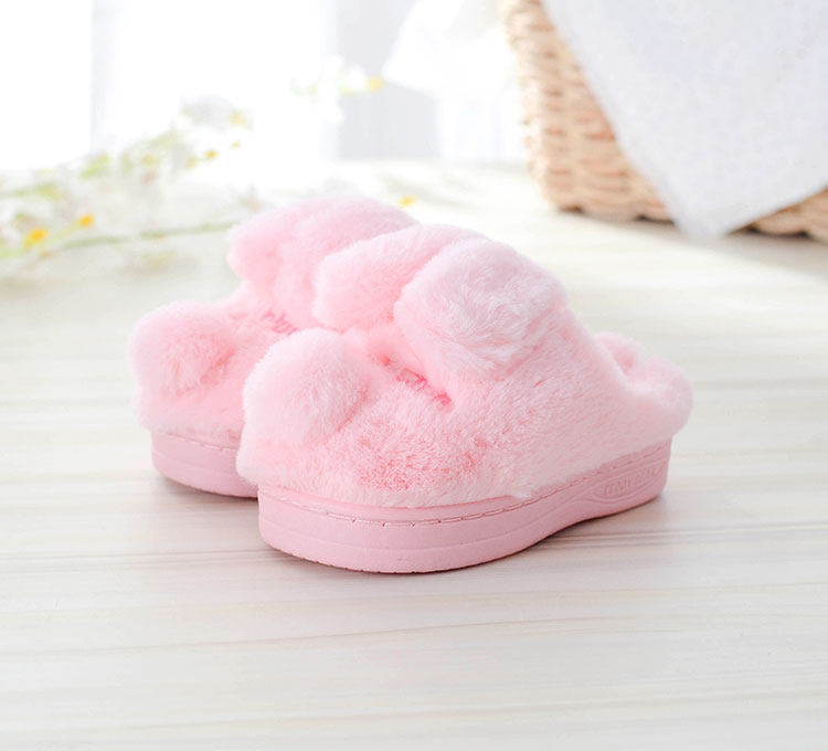 Pantoufles enfants en suède pour hiver - semelle plastique - Ref 1018199 Image 19