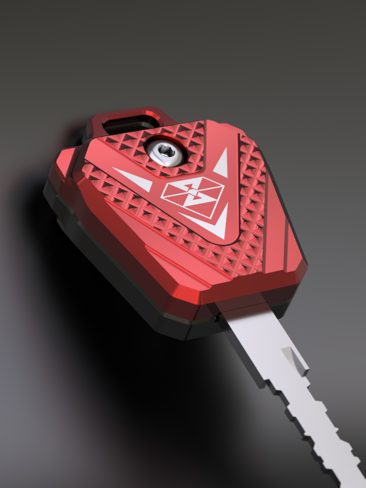 Suitable for Honda CB190 key head Storm Eye locomotive modification CBF190X key cover set electronic door lock key shell