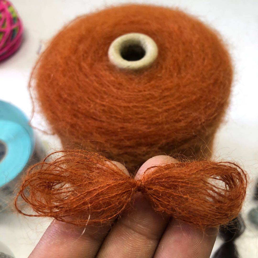 Импорт италии ， юар мохер ребенок DIY ручной стрелка ， шелк мохер мягкий близко 