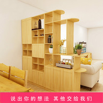 Solid wood Berwood Custom Balcony lockers Shoe cabinet Floating Bed Cabinet Xuan Guan Cabinet Nightstand Dining Side Cabinets