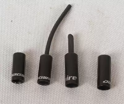 Aluminum alloy wire pipe cap 45mm black suitable for transmission line brake pipe use