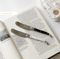 moodboard resin handle butter knife ins hot French brand stainless steel jam spatula metal