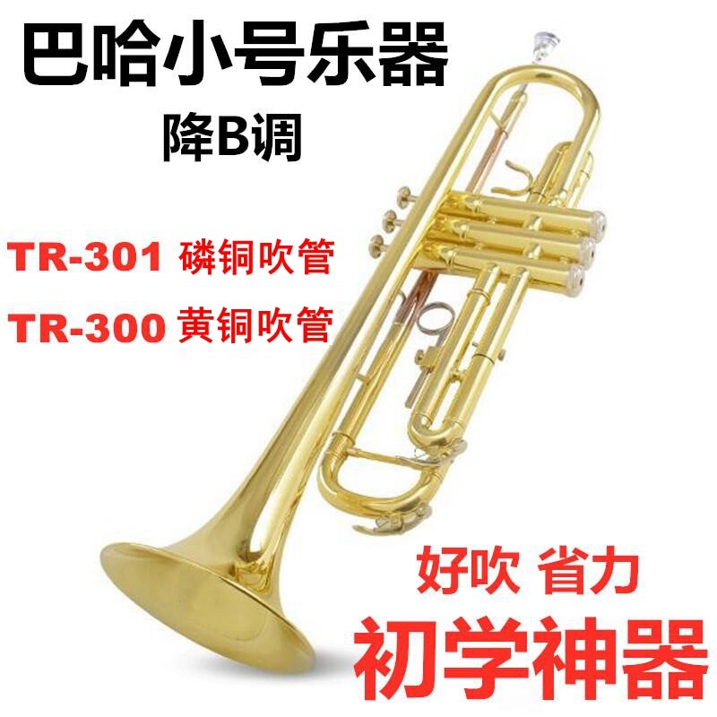 Baja trumpet instrument TR-300 TR-301 B tune children students adult beginners band professional performance