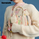 Женская нишевая сумка через плечо VANWALK Lucky House с молоком и чаем Boston для боулинга