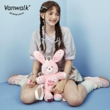 Милый плюшевый мультяшный кролик, кукла, рюкзак, сумка через плечо, ранец, подарок девушке