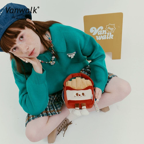 Кукла, плюшевая портативная японская брендовая сумка через плечо, хлеб