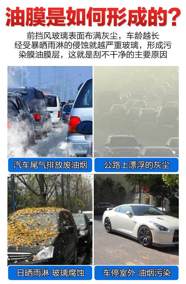 前擋風玻璃去油膜車窗強力去除油污神器清洗清潔劑去污淨汽車用品 前擋風玻璃去油膜車窗強力去除油污神器清洗清潔劑去污淨汽車用品