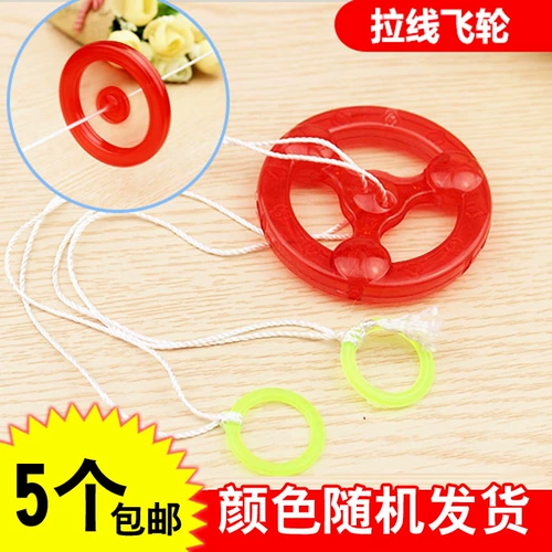 Мигающая велосипедная кассета со шнуром, светящийся детский волчок, игрушка