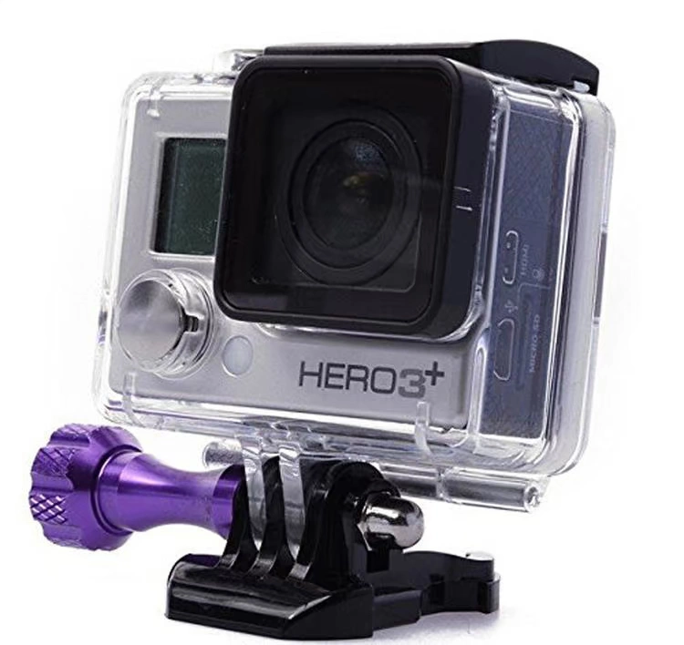 Phụ kiện máy ảnh thể thao Gopro Vít kim loại CNC Đai ốc vít hợp kim nhôm ba mảnh dài và ngắn - Phụ kiện VideoCam