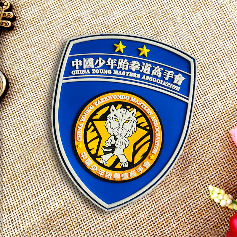 PVC Velcro Custom ArmBand Badge Badge Armband Armband Rubber Clothes Backpack Sticker Custom Instructor Logo Sticker