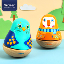 mideer Mi Lu swing music box Tumbler music box Wooden crafts wooden children toddler 6m