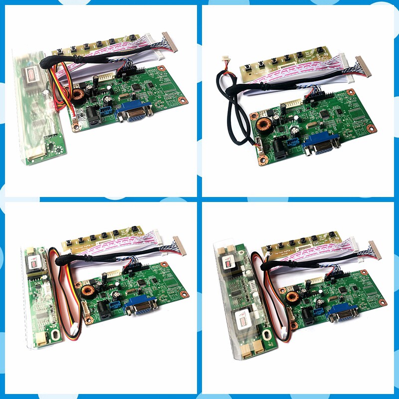 12 1 inch 15 inch LVDS signal interface industrial control LCD screen assembly VGA display drive board set