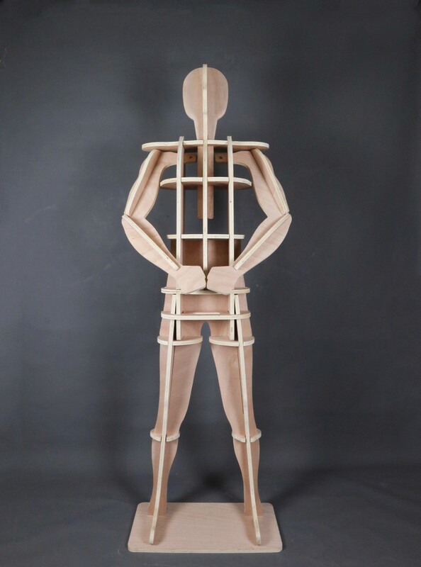 Armor Display Stand Model Wooden Stand Costume Cosplay Display Stand