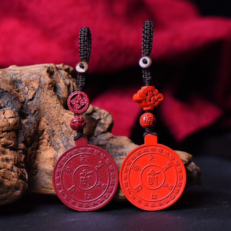 Natural Raw Mine Sand Raw Ore Rain Pagoda Rooney Purple Sand Red Sand Key Buckle Suspension of the main industry Barrier Safety Card