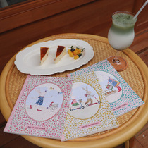 Australia Kate red dance shoes rabbit mini notebook hand book horizontal line portable pocket A5