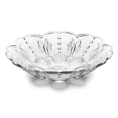 9262 9263PC Fruit plate Acrylic fruit basket Fruit bucket Imitation glass crystal lobster sashimi plate Ice plate