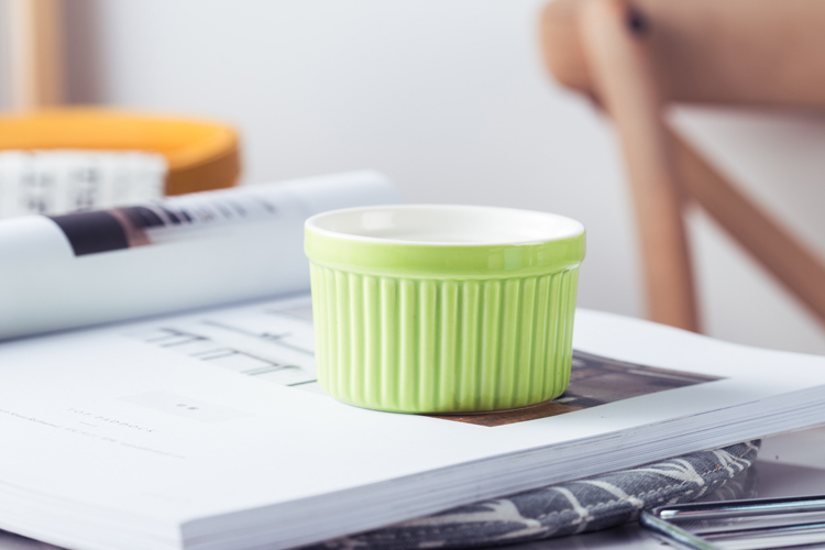 Nhật Bản và Hàn Quốc kẹo màu gốm pudding bát nướng bánh bát bát nướng nhỏ bát bát bát đồ ăn lò nướng Shu Lei bát - Đồ ăn tối tô ăn cơm