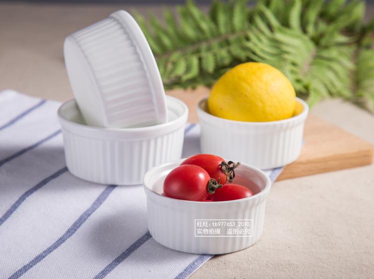 Giải phóng mặt bằng Shufulei Bát nướng Pudding Bát Sáng tạo Đôi Da Bát Nướng Dao kéo gốm tráng miệng Bát Lò bát ăn cơm đẹp