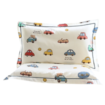 Class A 60S satin cotton childrens pillowcase 30*50 cartoon cotton pillowcase single baby pillow inner sleeve 2