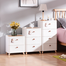 Drawer type storage cabinet household snack cabinet plastic simple toilet Japanese bedside cabinet lockers