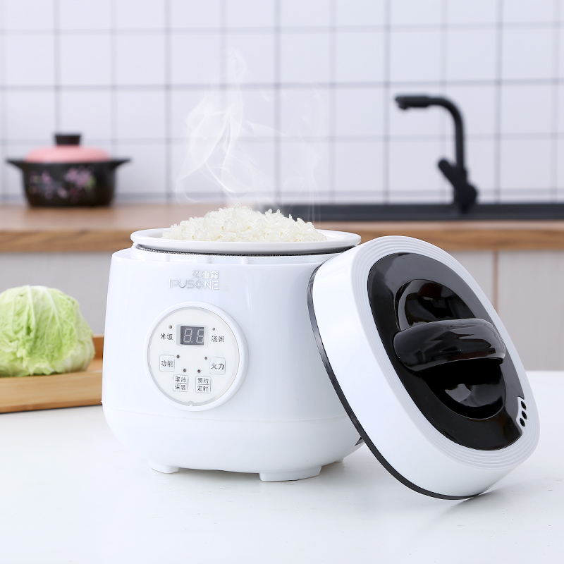 Epson ceramic liner rice cooker smart mini small appointment timing 2L liter porridge rice cooker for 2-3 people