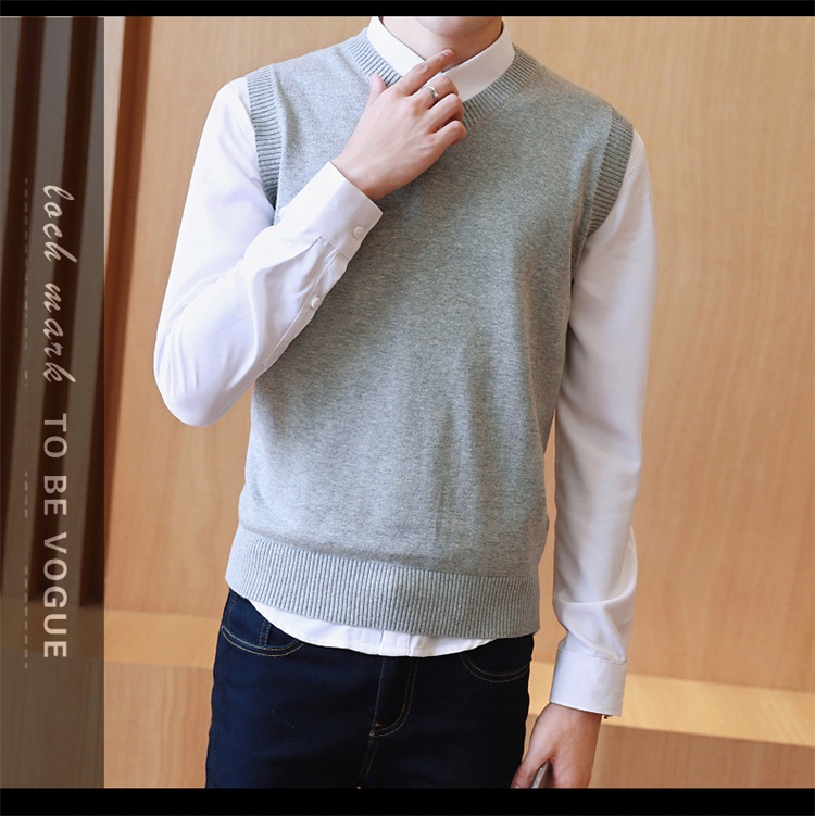 Débardeur homme Woolen gilet pour automne - Ref 1593598 Image 30