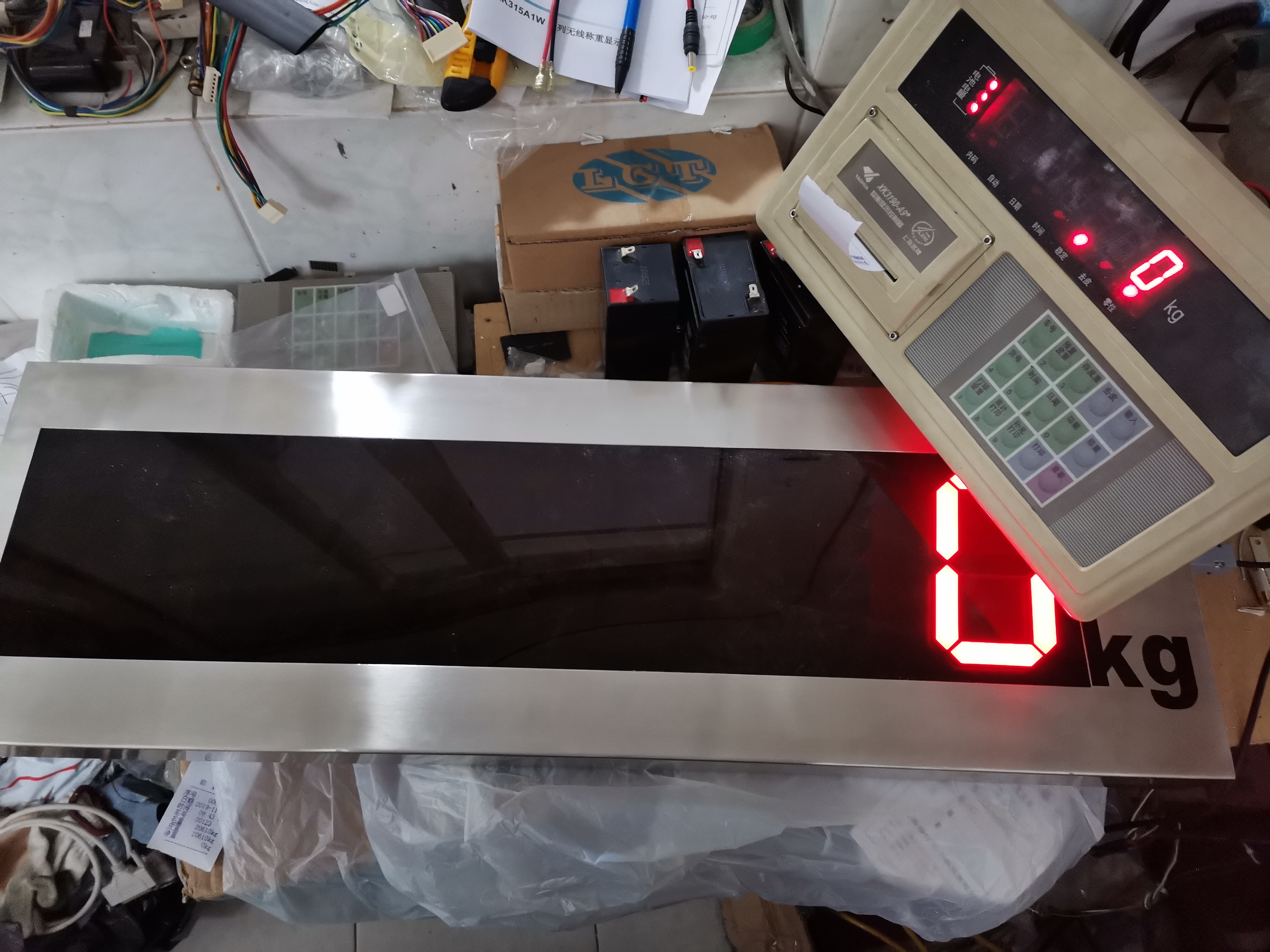 IND245 Tollido Electronic Scale Weighing Instrument Display with RS232 Large Scale CX3 5M inch