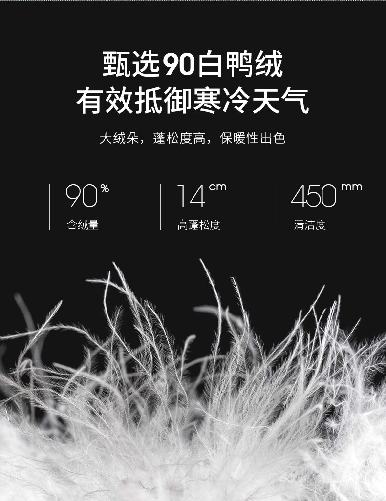 高梵&史努比联名款 双面可穿 飞行员夹克羽绒服 图7