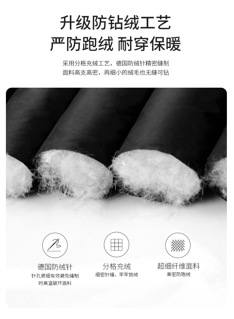 高梵 男士轻薄运动 短款羽绒服 图8