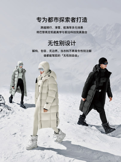 Куртка-пуховик Gaofan Black Gold в стиле Вэй Чжэмин, функциональная, 5.0, с восемью секциями, унисекс, зима 2025