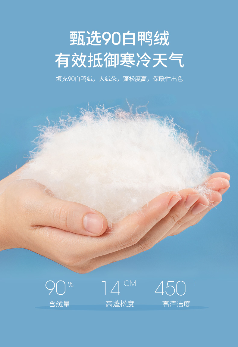 断码好价 高梵 女士 石墨烯 90白鸭绒羽绒服 图8