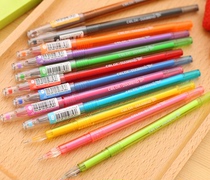 New Korean stationery fresh and simple candy color cute color gel pen 12 color creative water pen Diamond Head