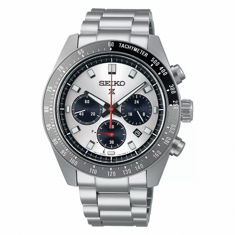 【Panda Time】Seiko Solar Chronograph Watch Steel Band Men's Watch Women's Watch Ssc911P1 【Panda Time】Seiko Solar Chronograph Watch Steel Band Men's Watch Women's Watch Ssc911P1