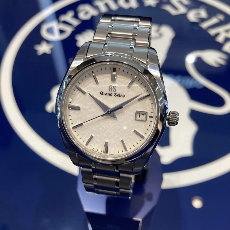 [Quartz White Snowflake] Grand Seiko Blue Lion Large Seiko Gs Snowflake Quartz Couple Watch Sbgx355G