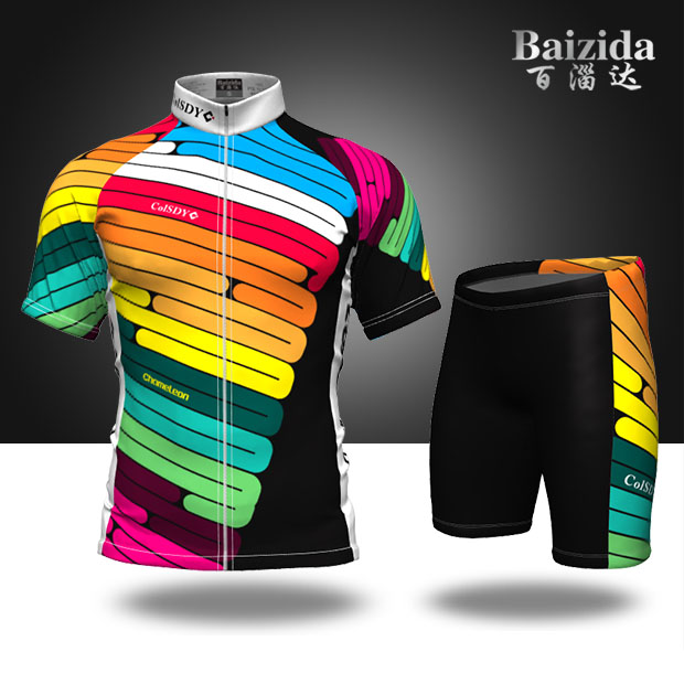 Bazida customizes summer short sleeve adult cycling skating skate skate skate suit
