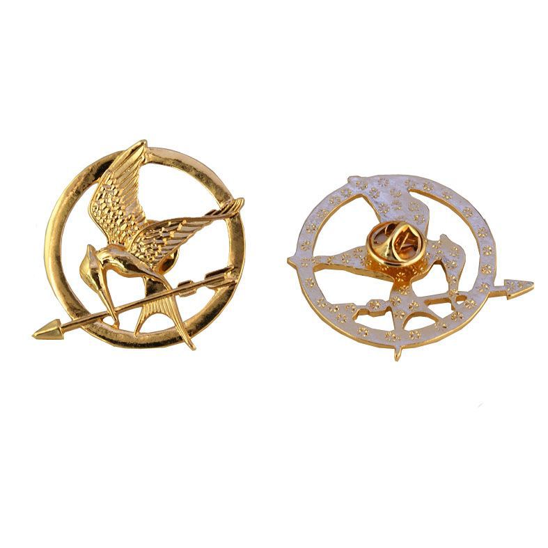 Trò chơi đói thời trang châu Âu và châu Âu nhạo báng chim retro trâm đói trò chơi trâm cài huy hiệu boutonniere gốc ghim cài áo vest nam Gucci