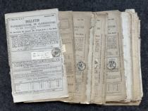 Junk journal 1890s old Belgian antique newspaper pages randomly issued one