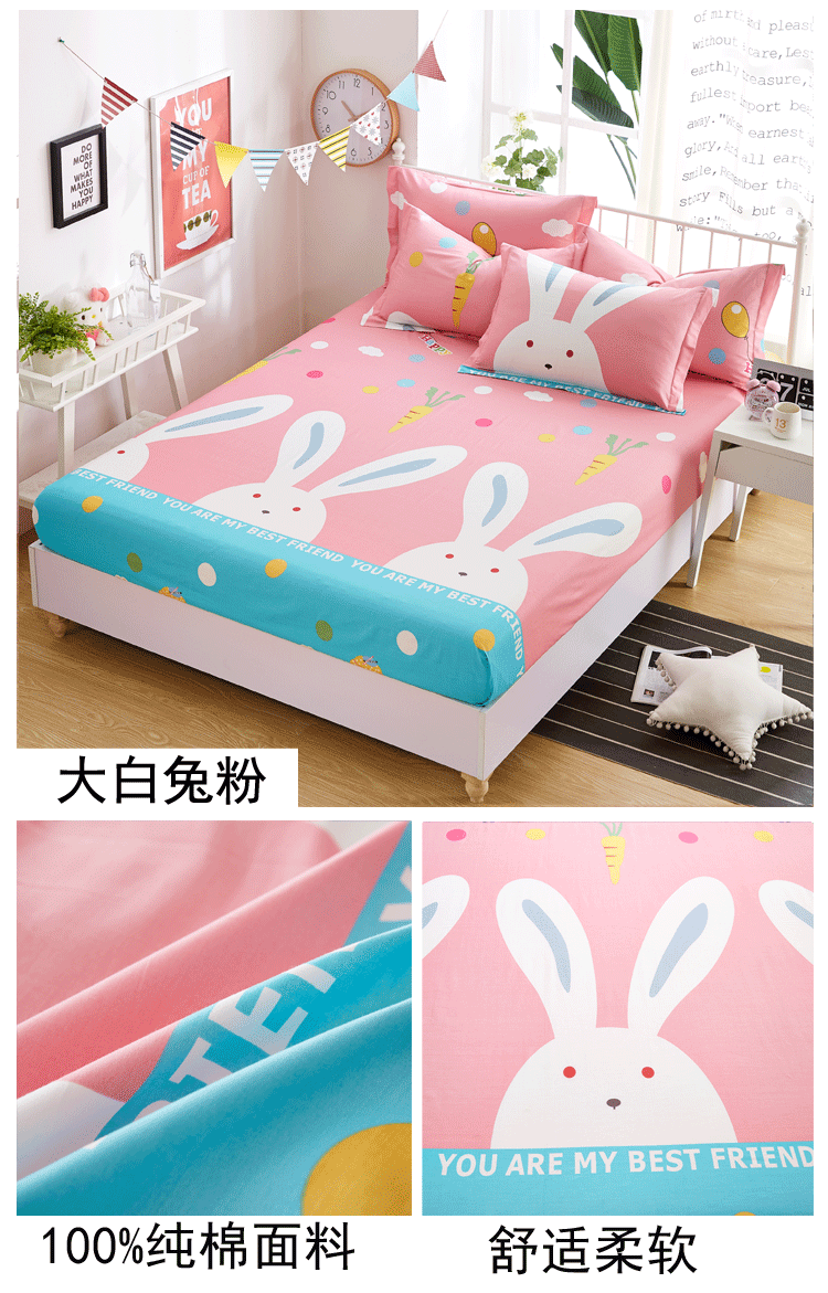 Một mảnh giường trẻ em trượt 1,2 triệu bông phim hoạt hình bedspread bông 1,5m 1,8 Li mỏng mat tùy chỉnh bảo vệ tay - Trang bị Covers Mua ga phủ giường