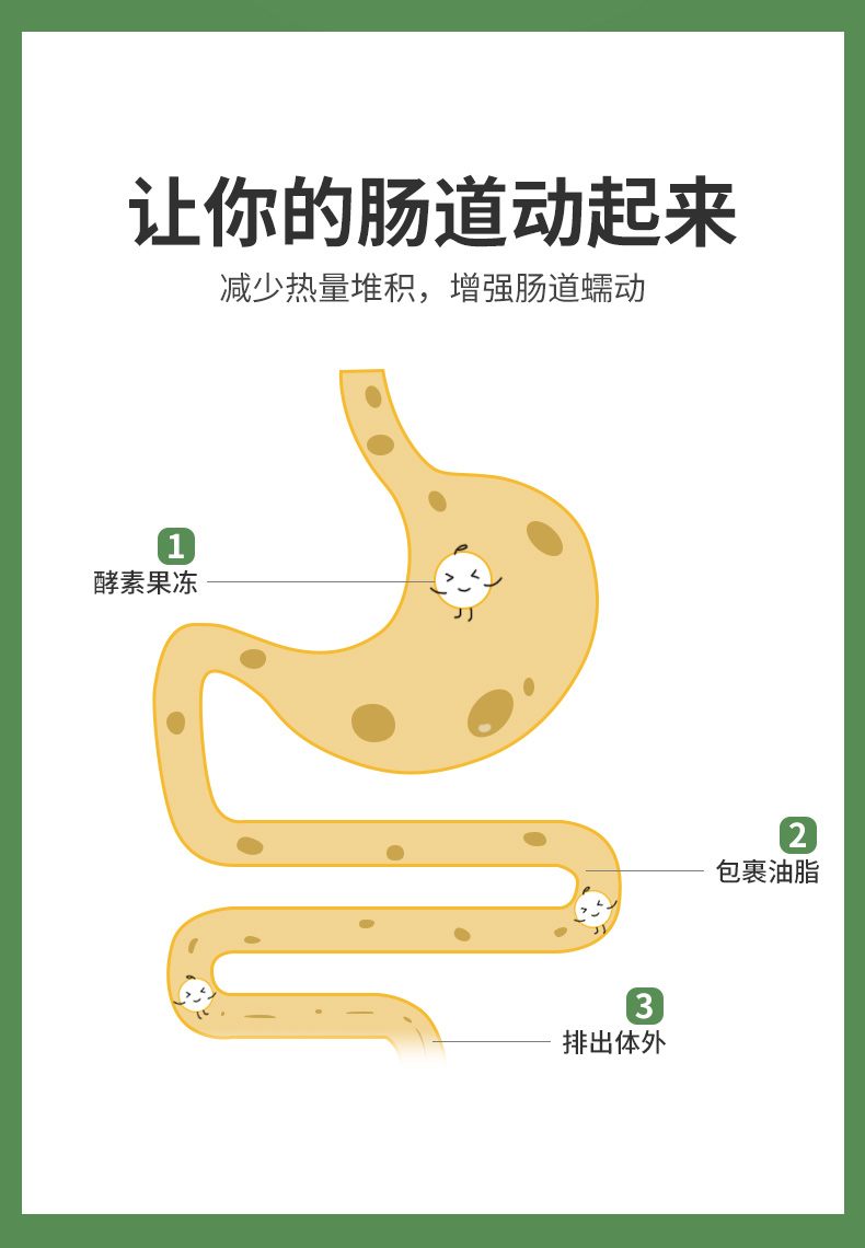 【第二件1元】果蔬酵素果冻7条