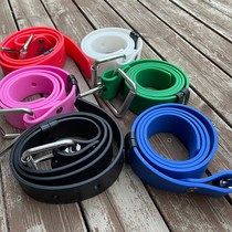 Rubber diving counterweight with water lung free diving lead block sandbag diving belt quick unloading counterweight negative heavy belt gear