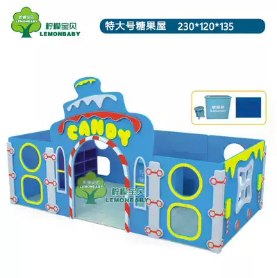 Kindergarten game house Children's wooden doll home dress up house wine toy Early parish area role-playing simulation scene