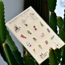 Li Chade original 30 Moments of Summer Handbook stickers ins Wind illustration